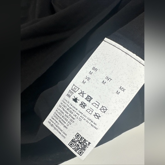 Hugo Boss COTTON JERSEY T-SHIRT WITH MIXED-PRINT LOGO Men's Size M - Picture 6 of 6